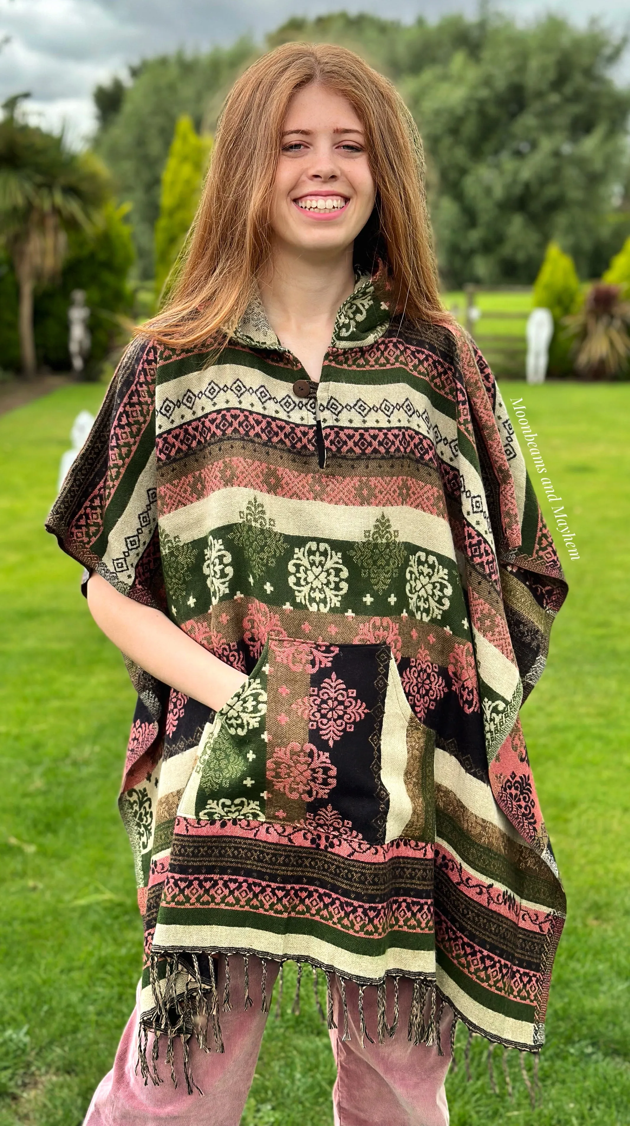 ENCHANTING TREE TOPS PONCHO