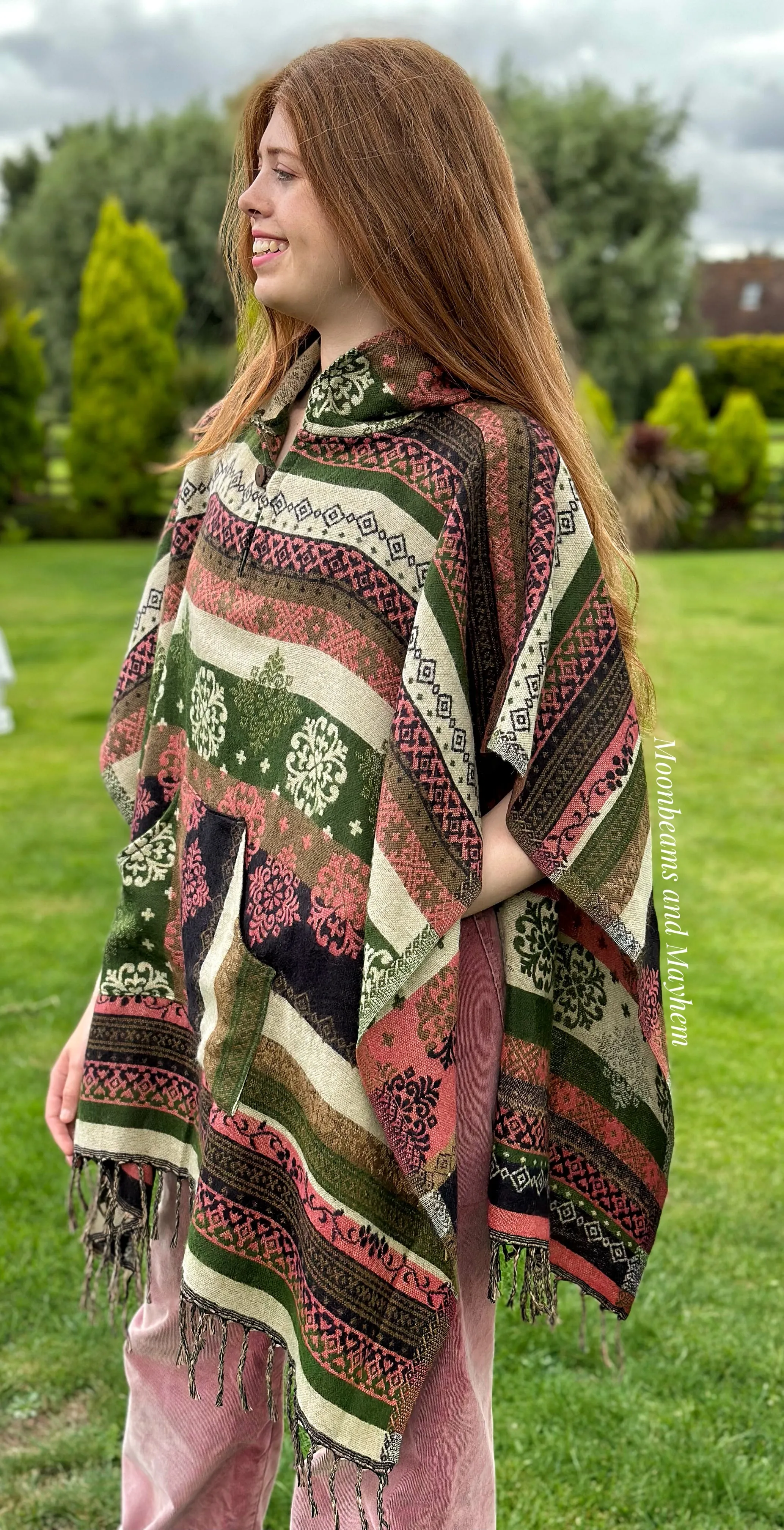 ENCHANTING TREE TOPS PONCHO