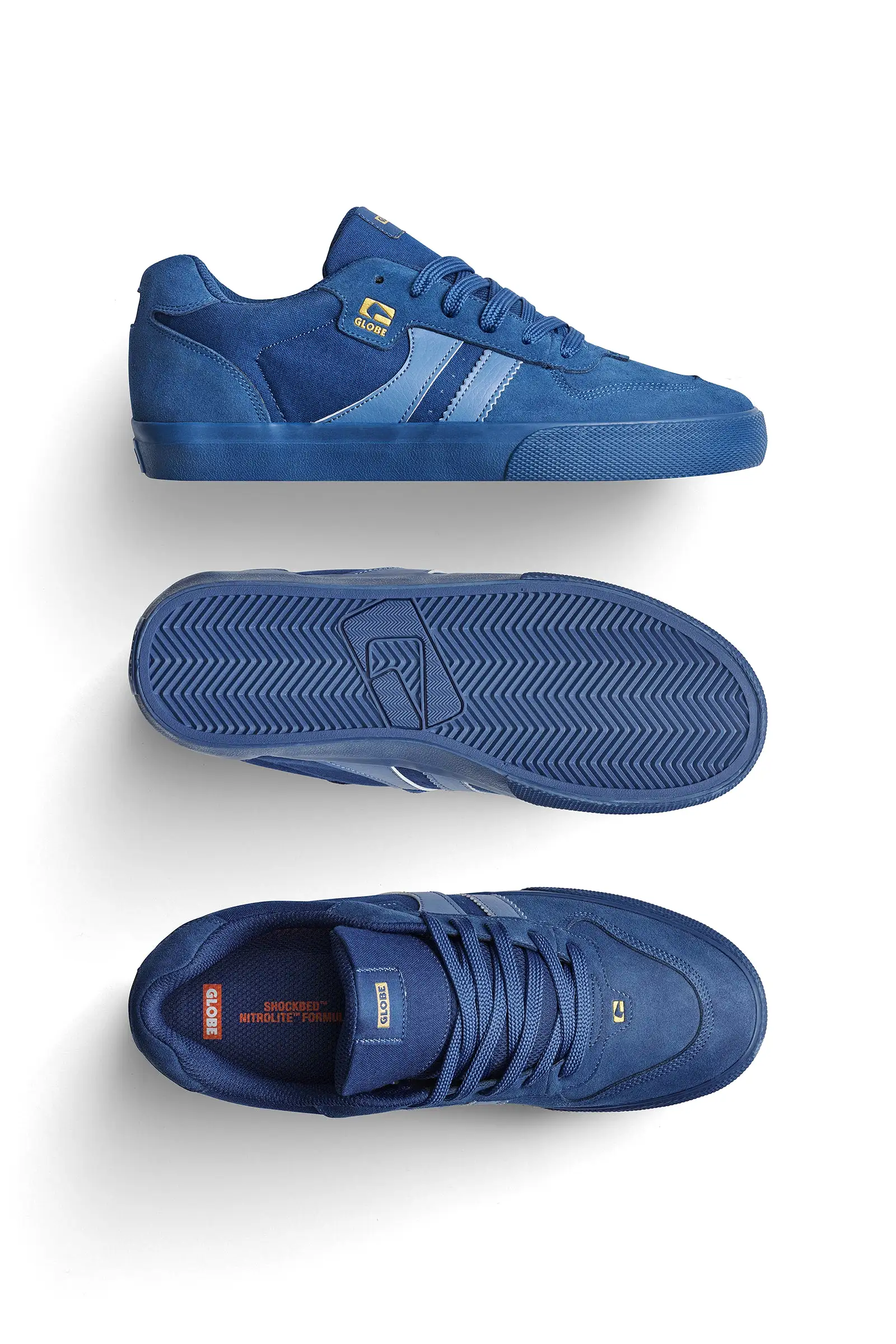 Encore 2 - Blue/Gold Dip - Skate Shoes