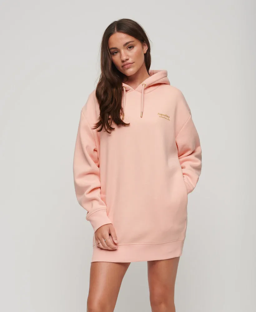 Essential Hoodie Dress | Strawberry Cream Pink