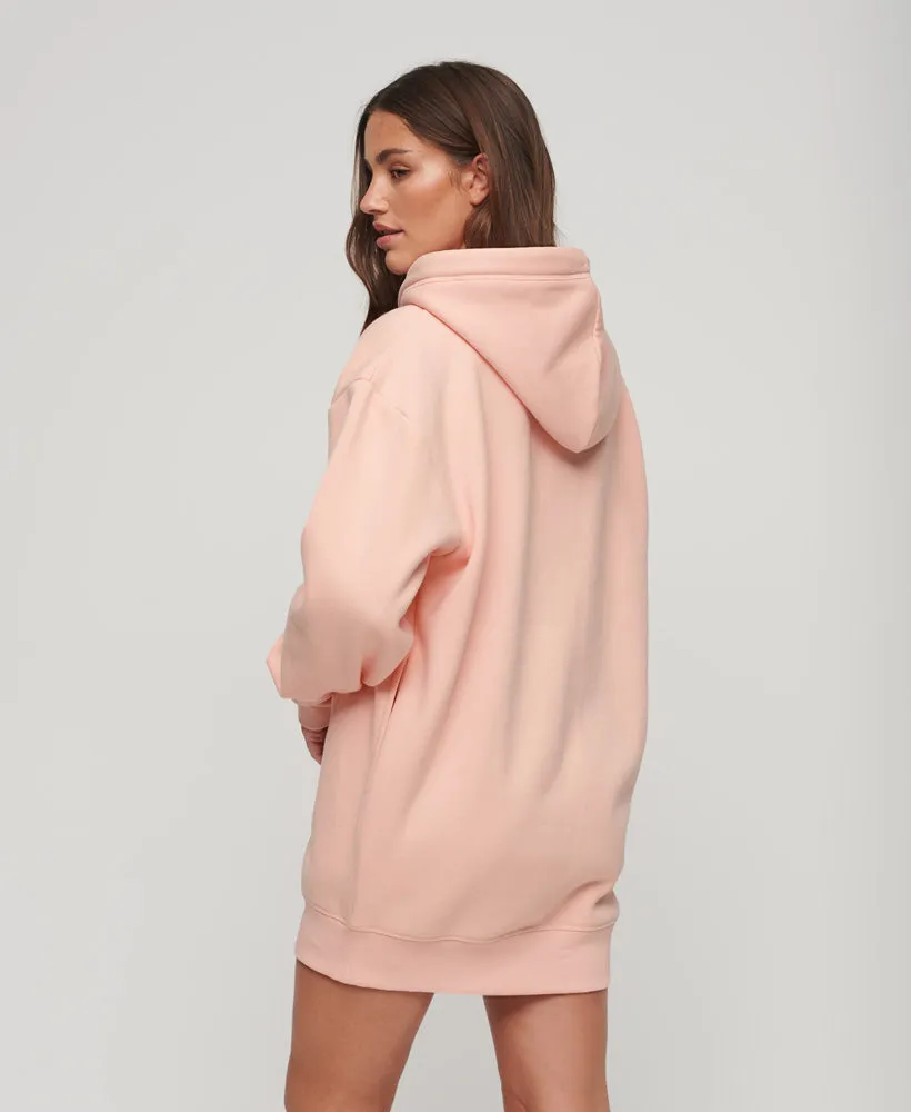 Essential Hoodie Dress | Strawberry Cream Pink