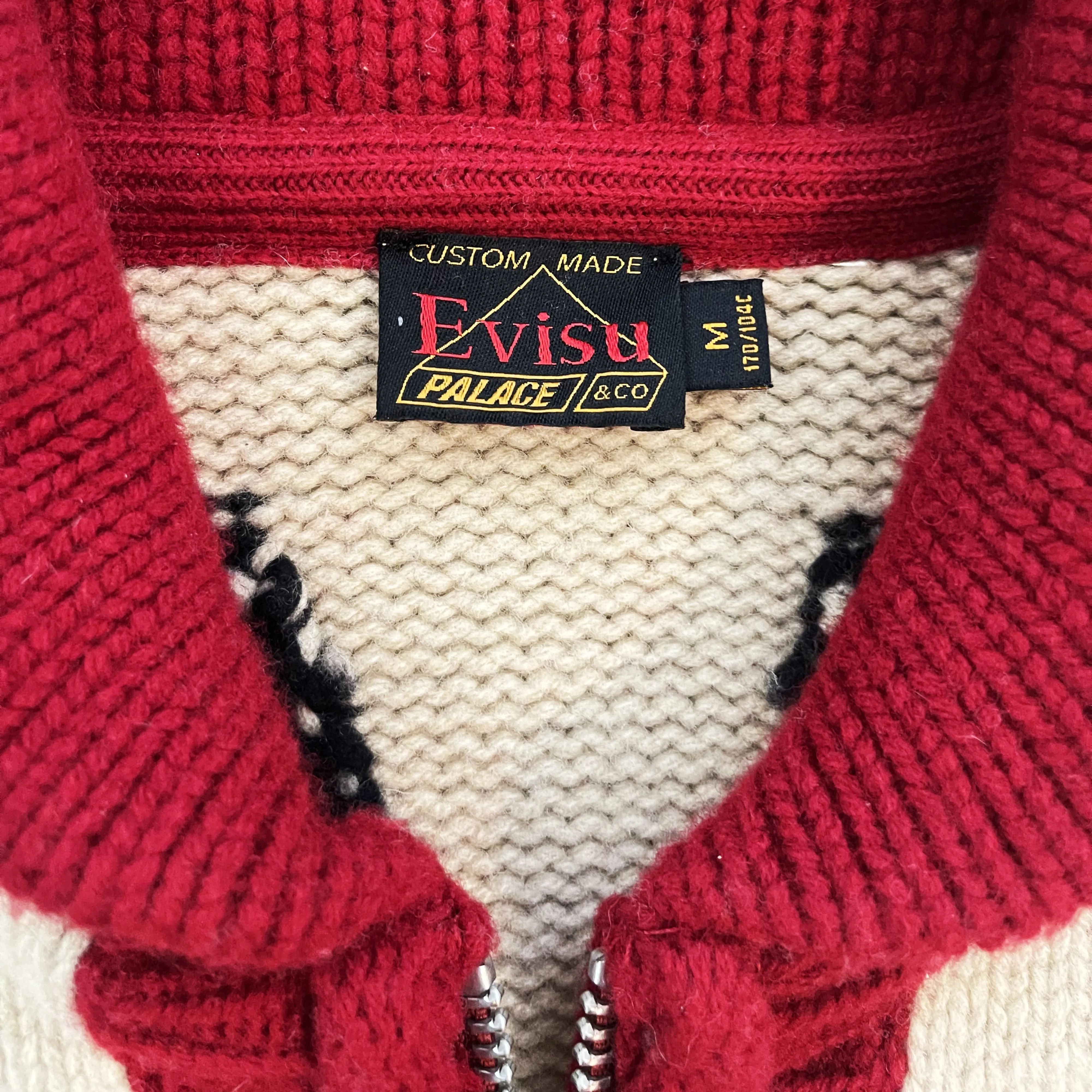 Evisu x Palace Dice Cowichan Knit - M