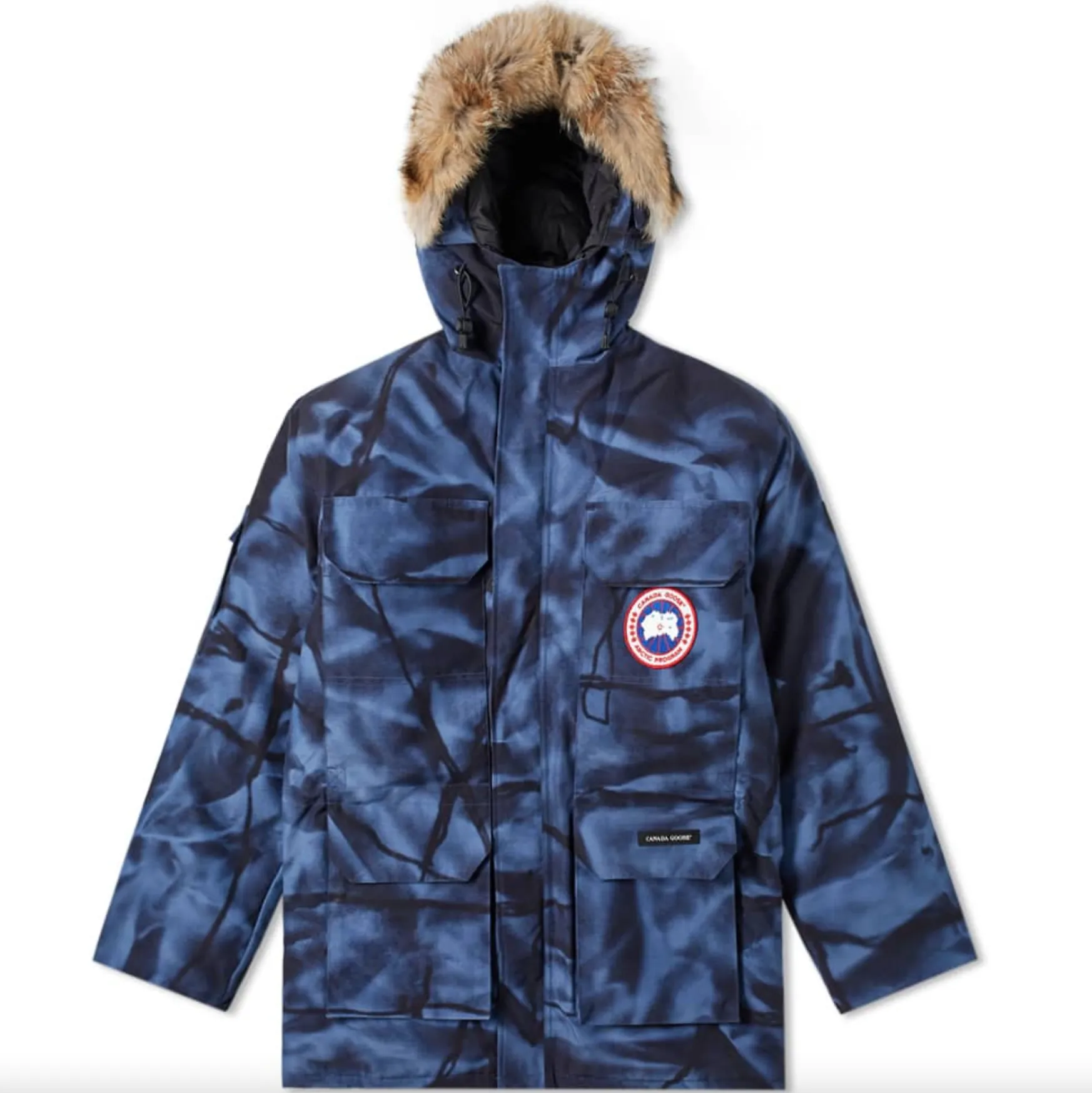 EXPEDITION PARKA - ABSTRACT BLUE CAMO