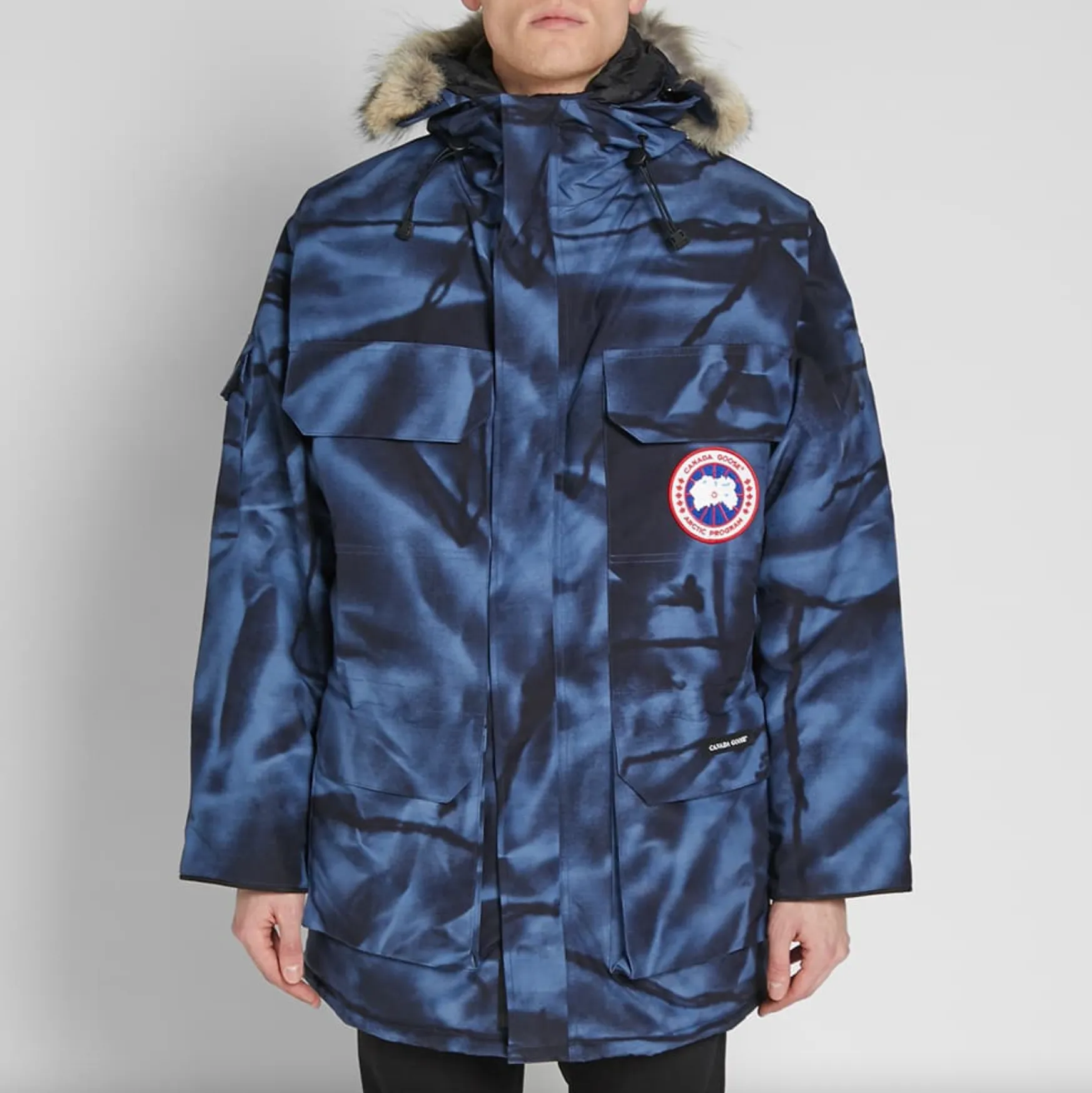 EXPEDITION PARKA - ABSTRACT BLUE CAMO