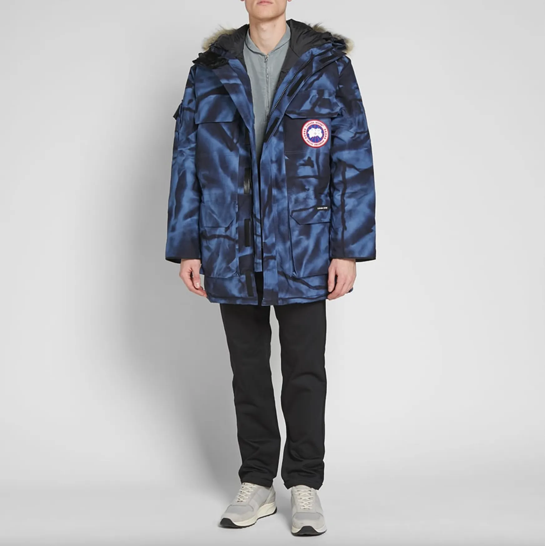 EXPEDITION PARKA - ABSTRACT BLUE CAMO