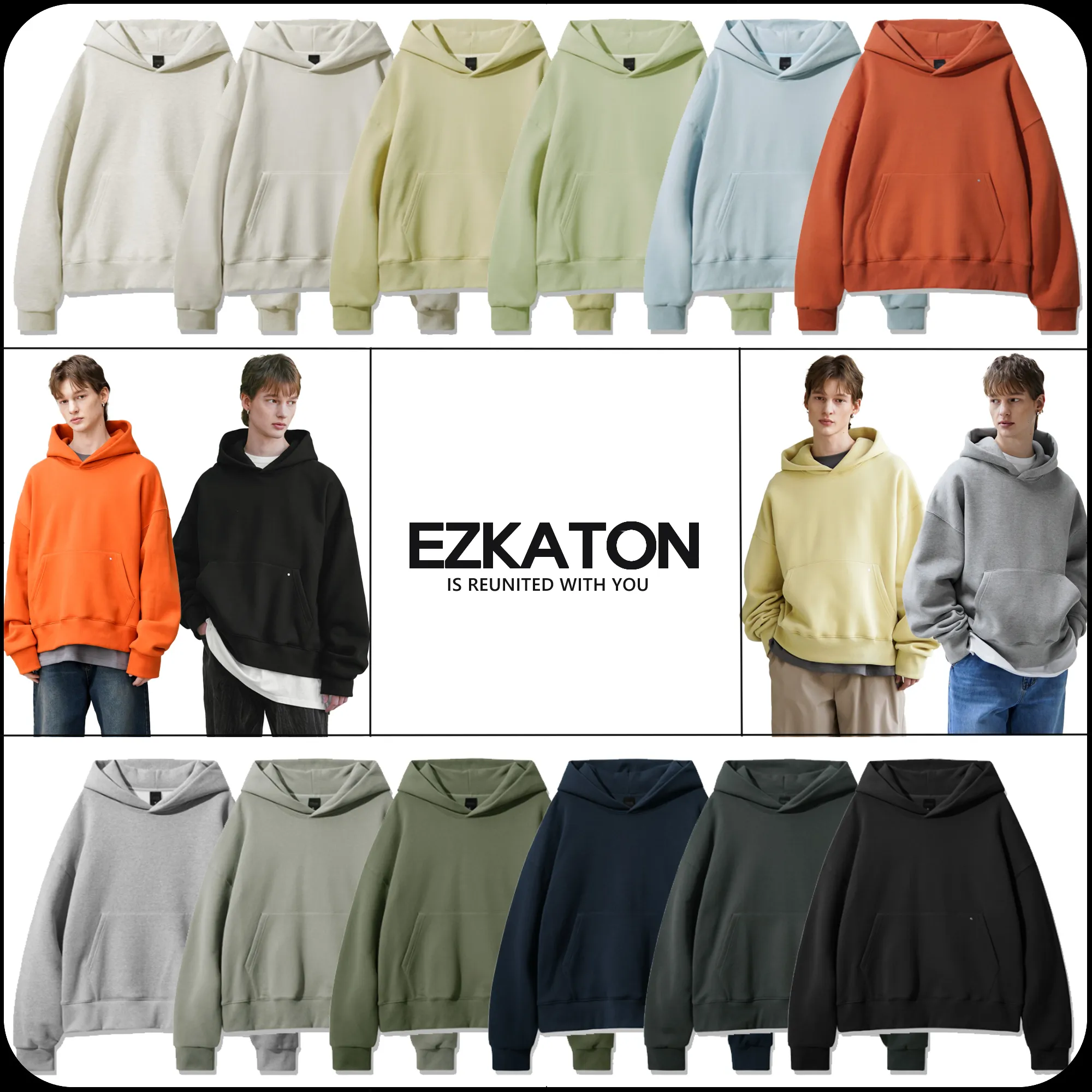 EZKATON  |[ EZKATON ]★EZ BRUSHED HOODIE