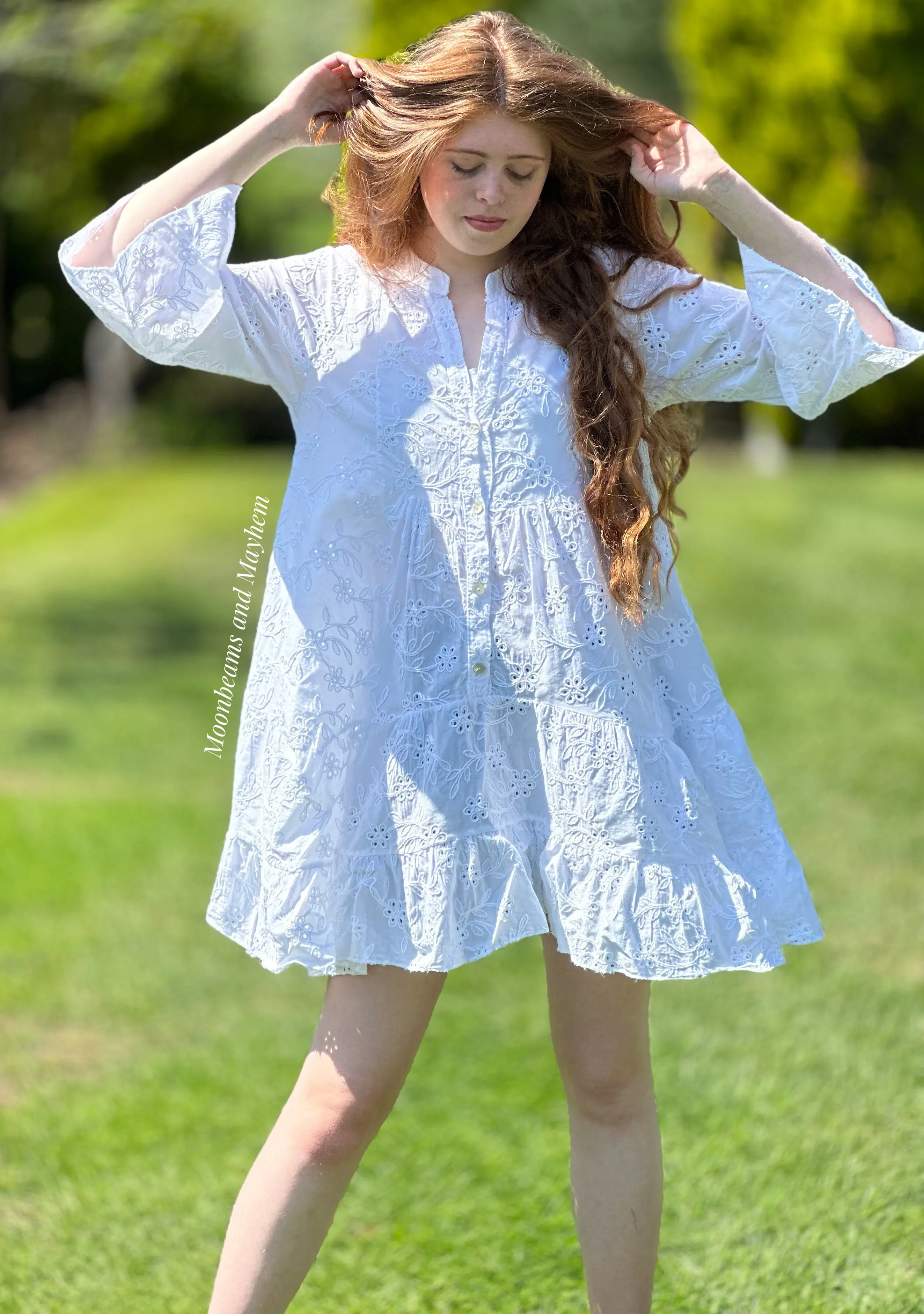 GABRIELLA WHITE TUNIC / TOP