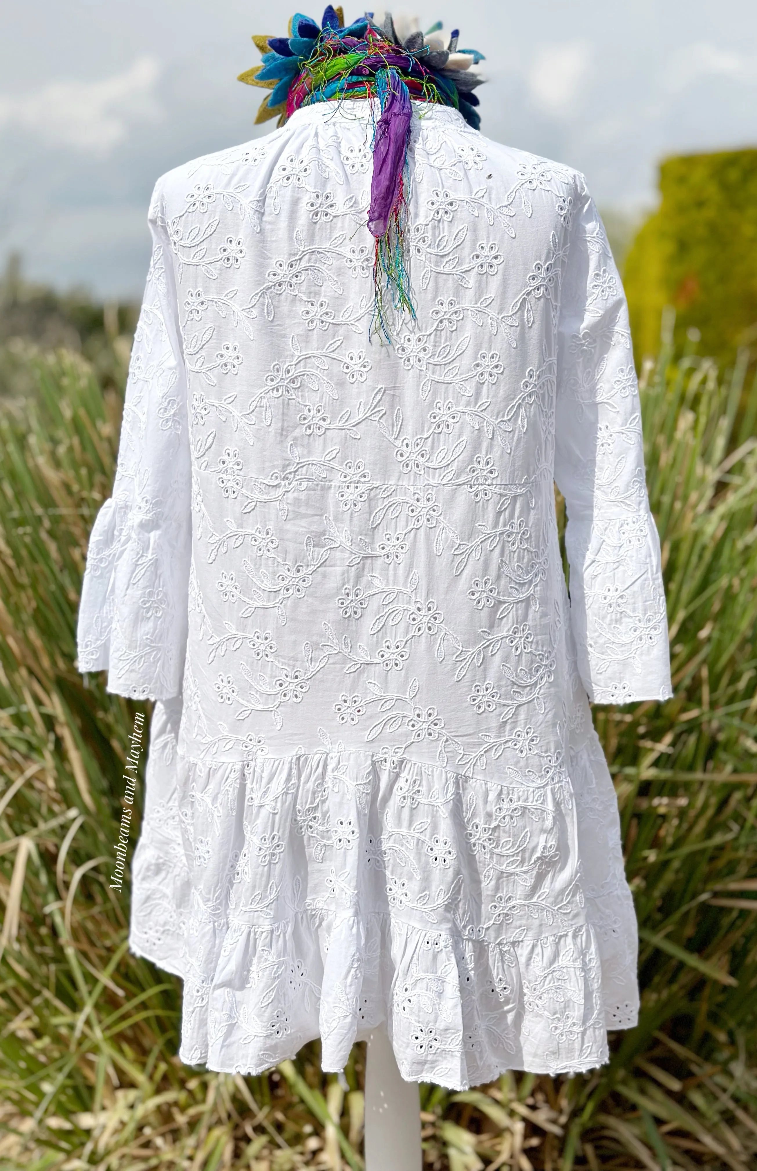 GABRIELLA WHITE TUNIC / TOP