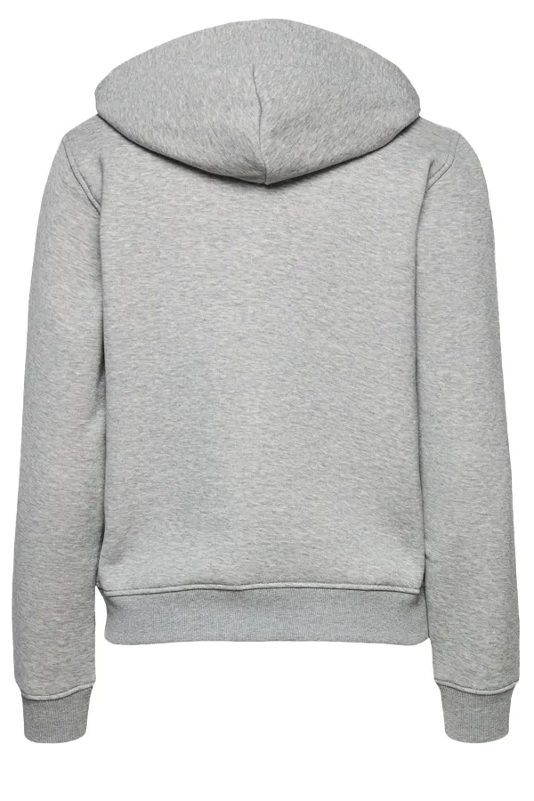 GANT Women Gold Shield Hoodie Grey