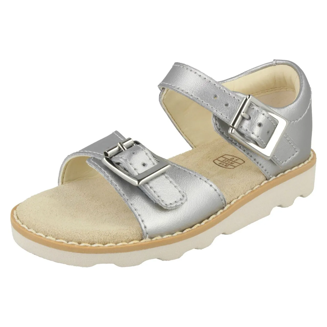 Girls Clarks Casual Summer Sandals Crown Bloom T