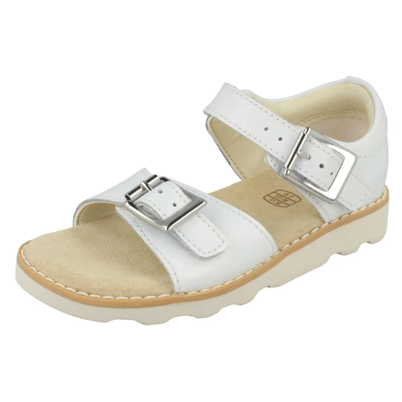 Girls Clarks Casual Summer Sandals Crown Bloom T