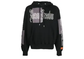 Heron Preston Gothic Color Blocks Hoodie Black Grey