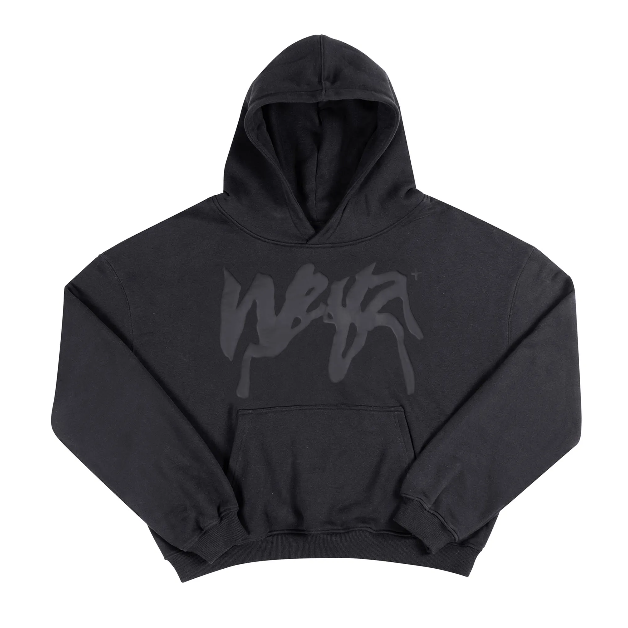 Hoodie Puffy Weyz - Black