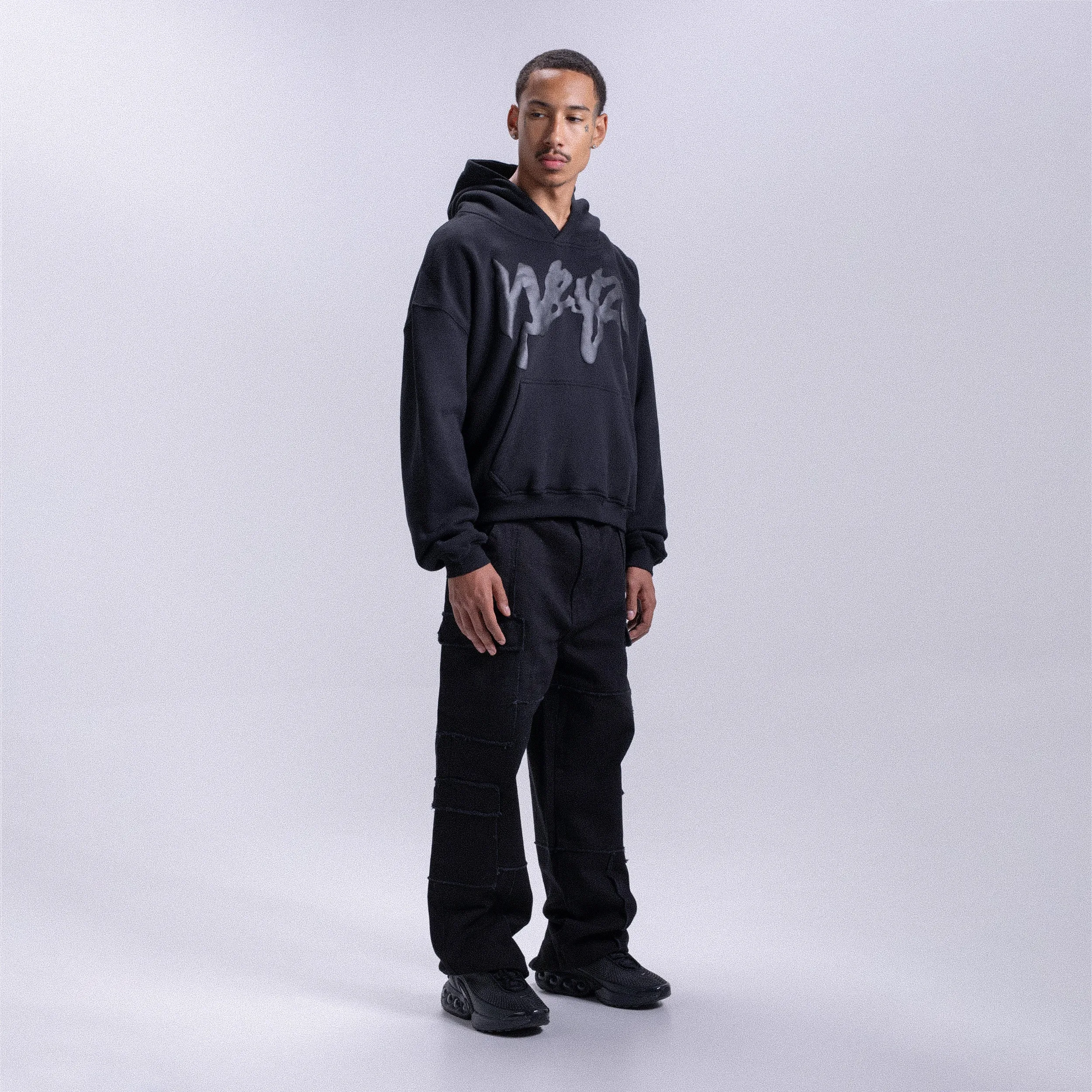 Hoodie Puffy Weyz - Black