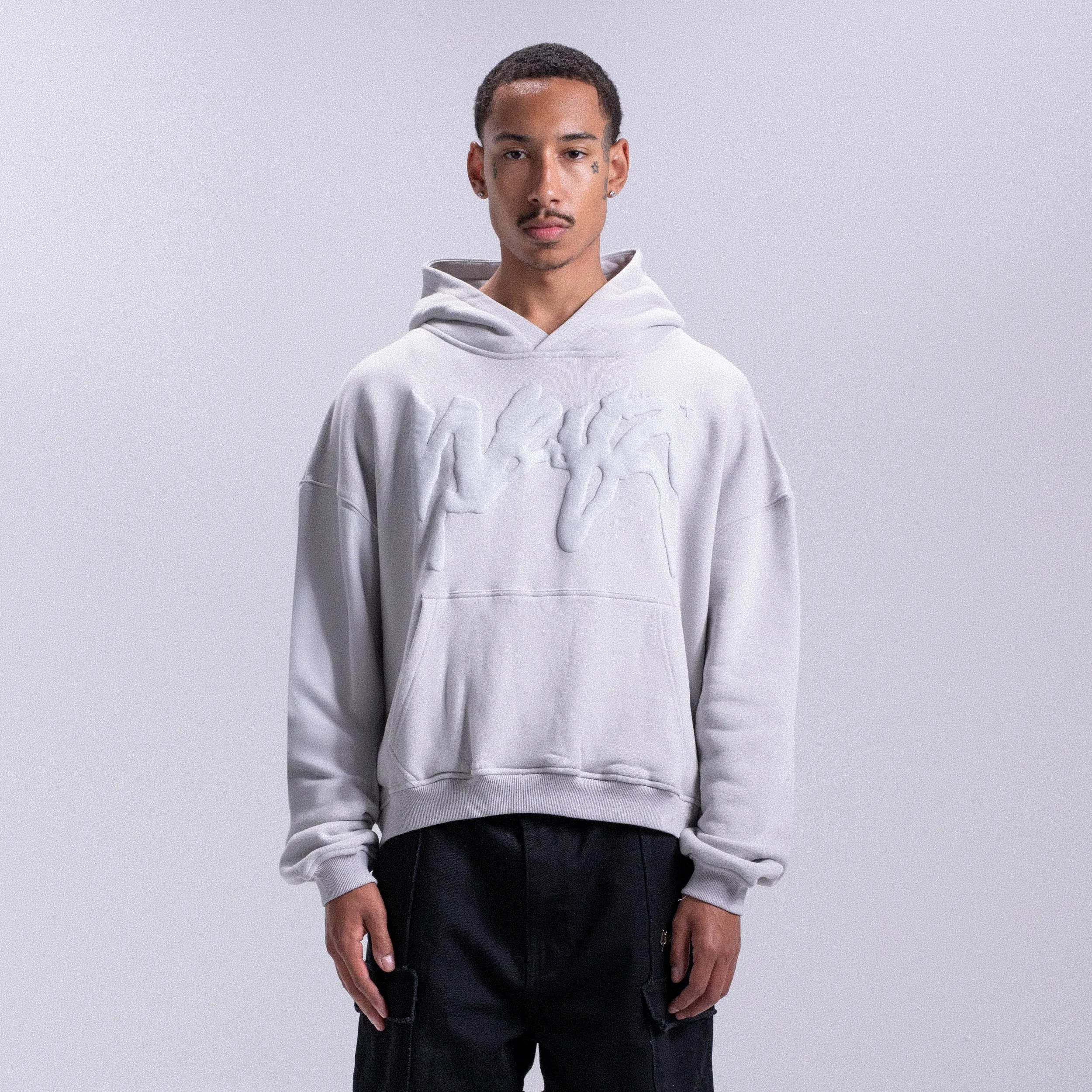 Hoodie Puffy Weyz - Light Grey