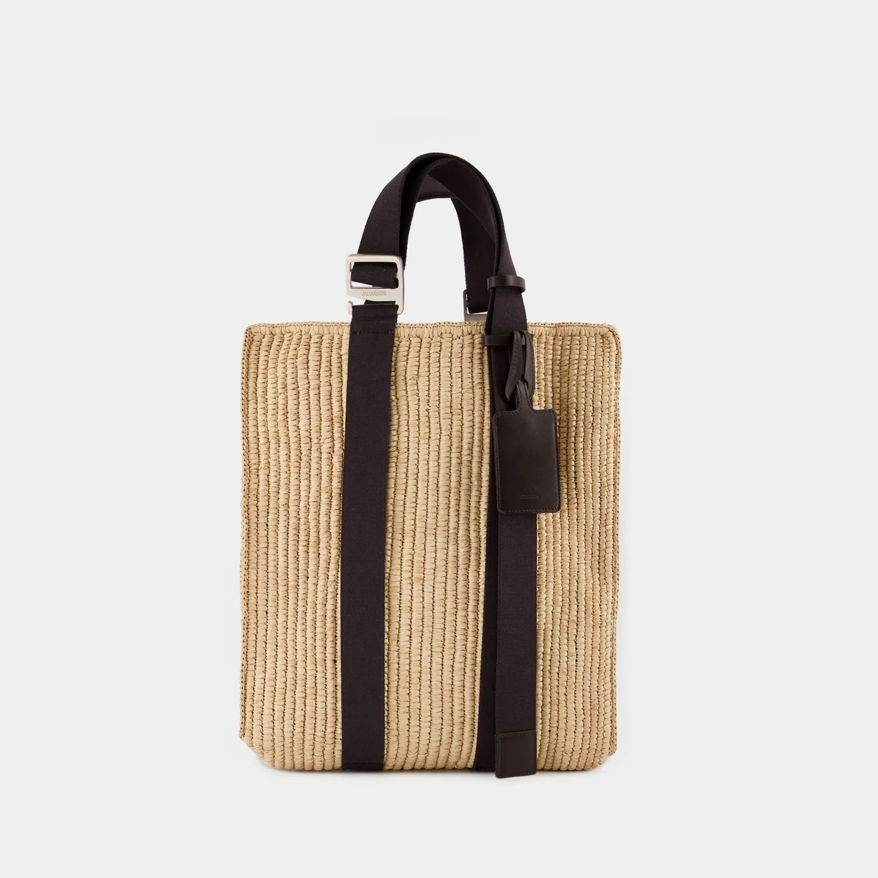 Jacquemus  Le Panier Tote Bag - Jacquemus -  Dark Brown - Raphia