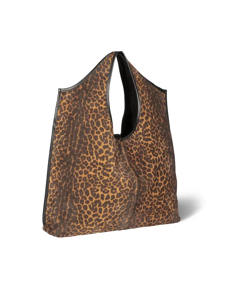 Jerome Dreyfuss Paco Leopard Tote Bag