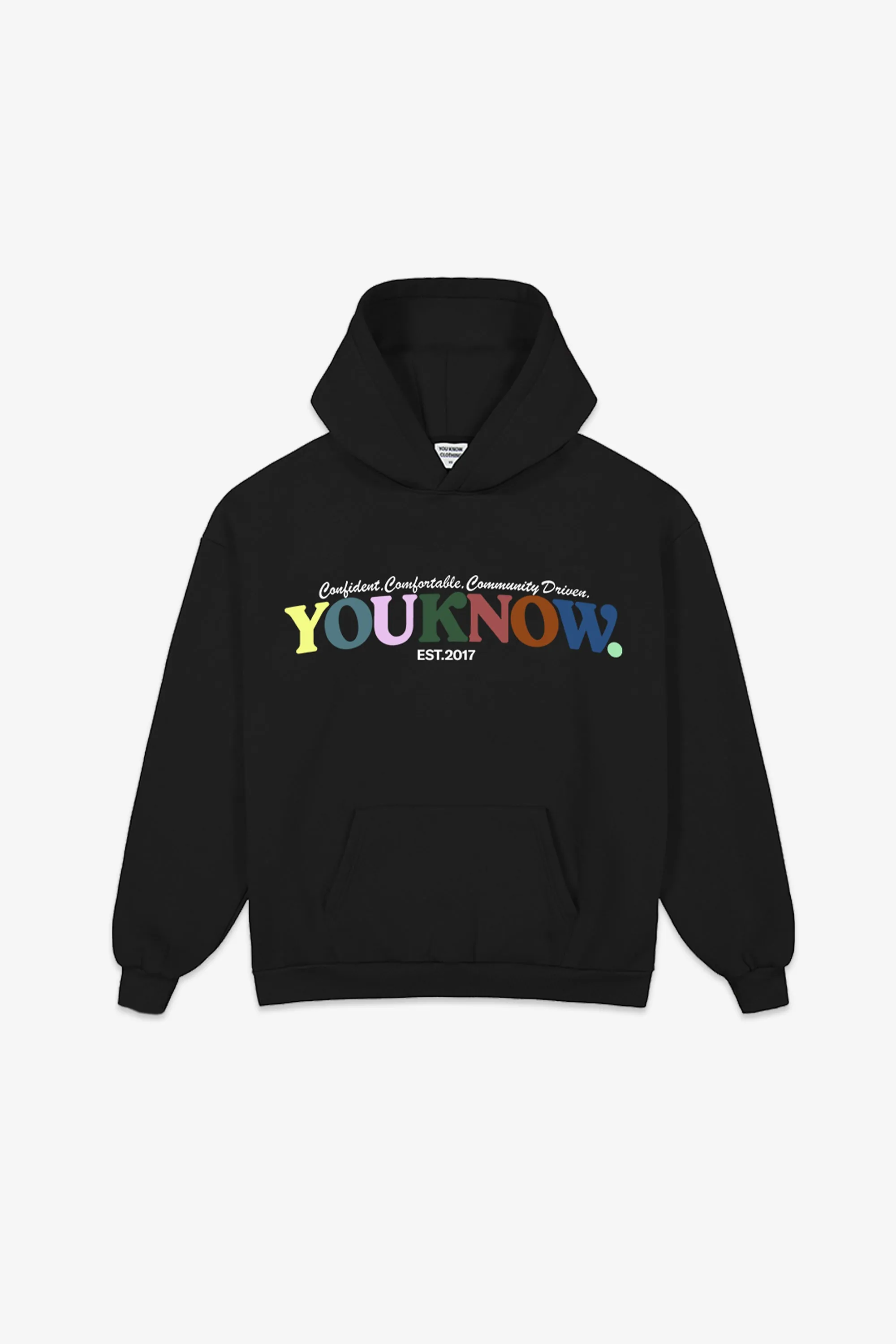 KIDS SPRINKLE HOODIE | WASHED BLACK