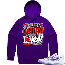 Kobe 8 Court Purple 8s Hoodie to Match - RED LOVED