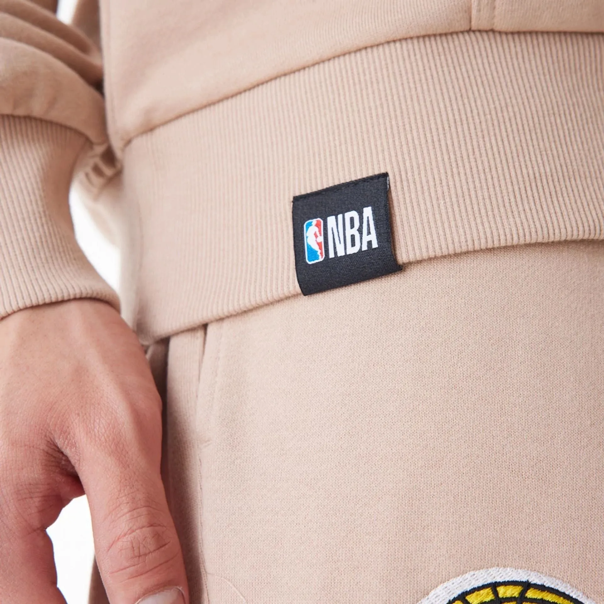 LA Lakers NBA Graphic Beige Oversized Pullover Hoodie