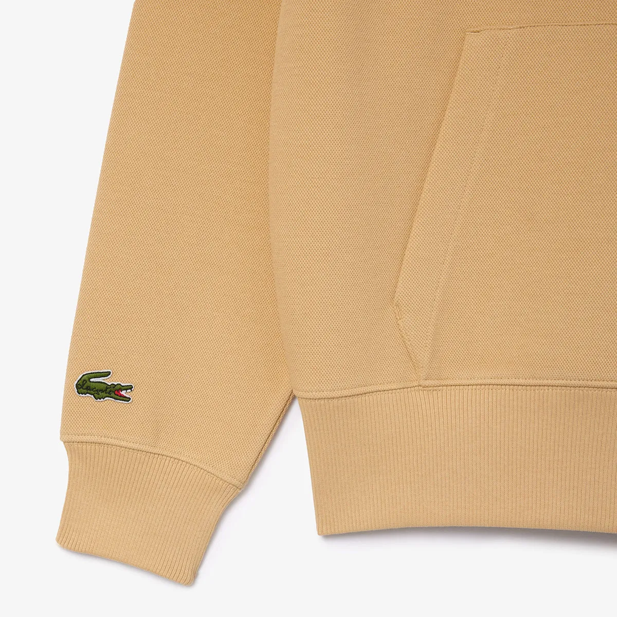 Lacoste - Double Face Hoodie in Beige