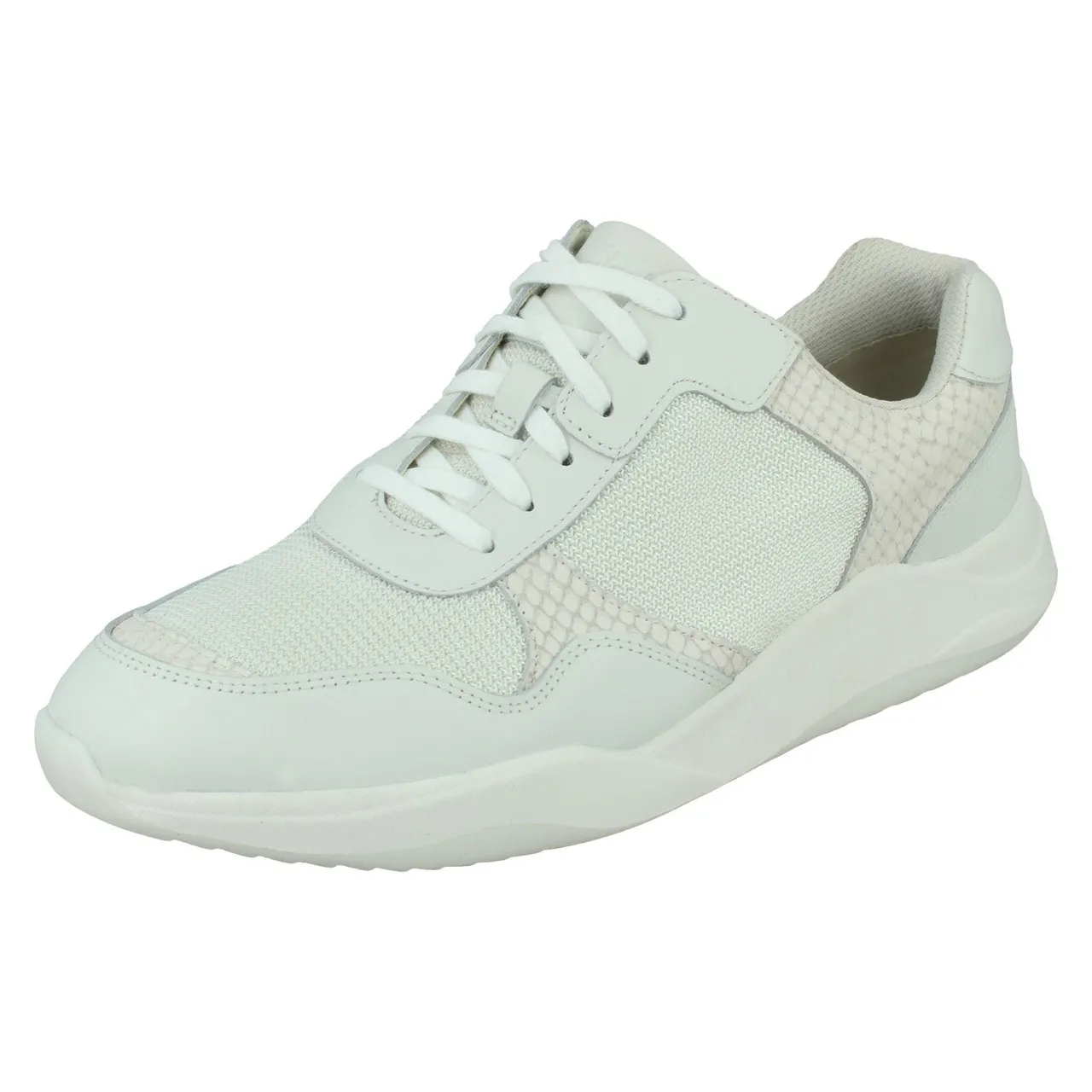 Ladies Clarks Casual Trainers Sift Lace