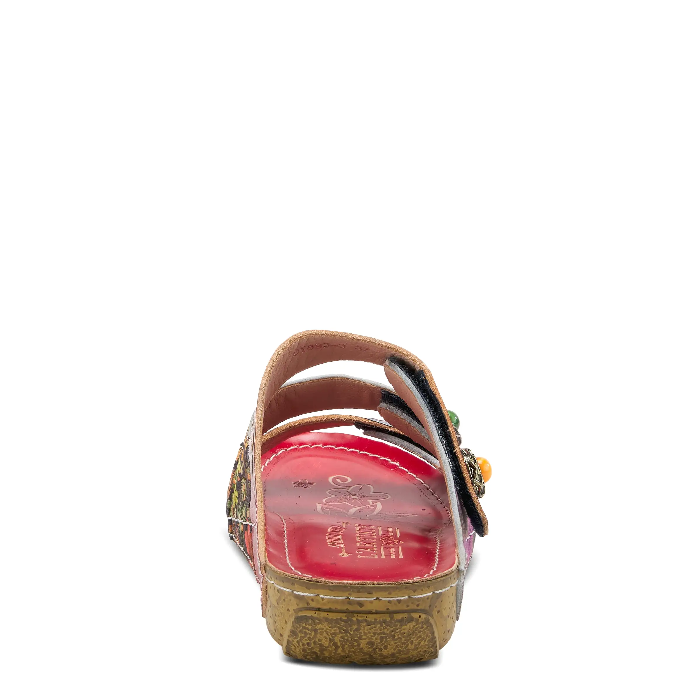 L'ARTISTE CASTLEWALK SLIDE SANDALS