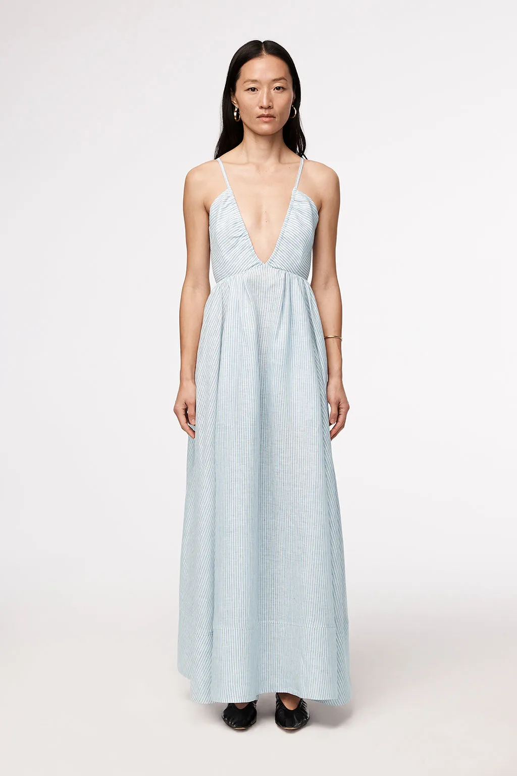 Linen Halter Dress