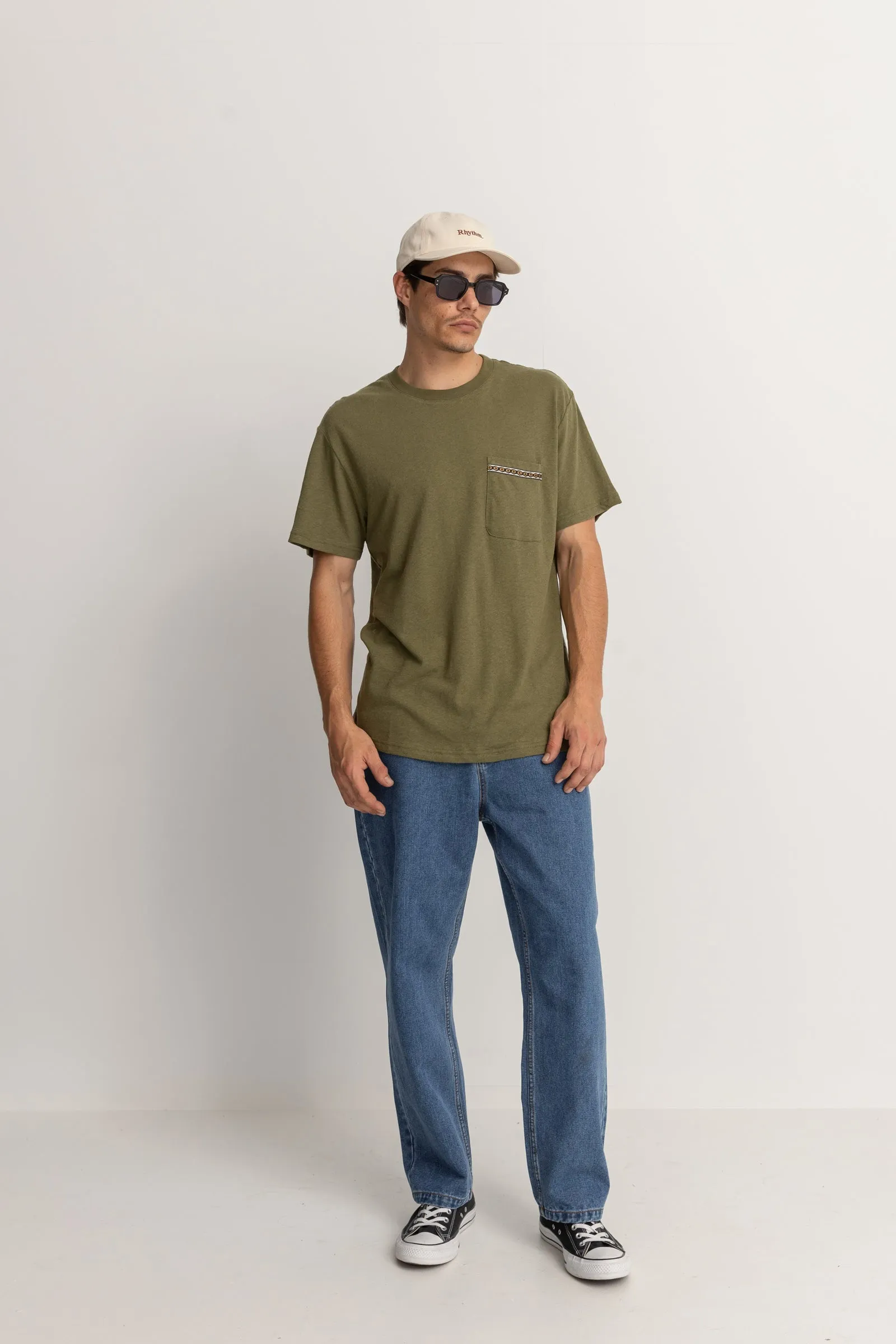 Linen Ss T Shirt Olive