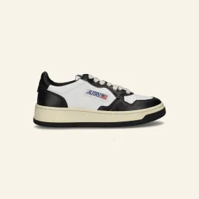 LOW SNEAKER 80's WB01 | Bicolor White/Black