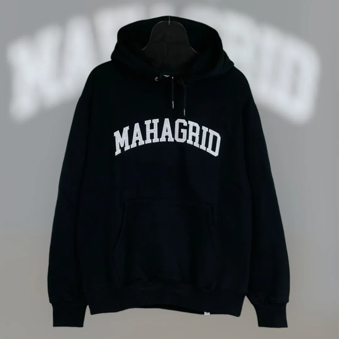 mahagrid  |[ MAHAGRID]★ VARSITY LOGO HOODIE