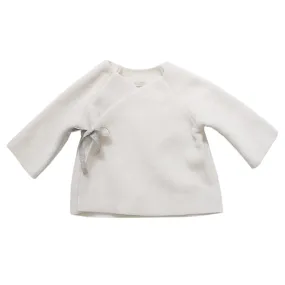 Makié Baby Fleece Kimono Jacket Ivory