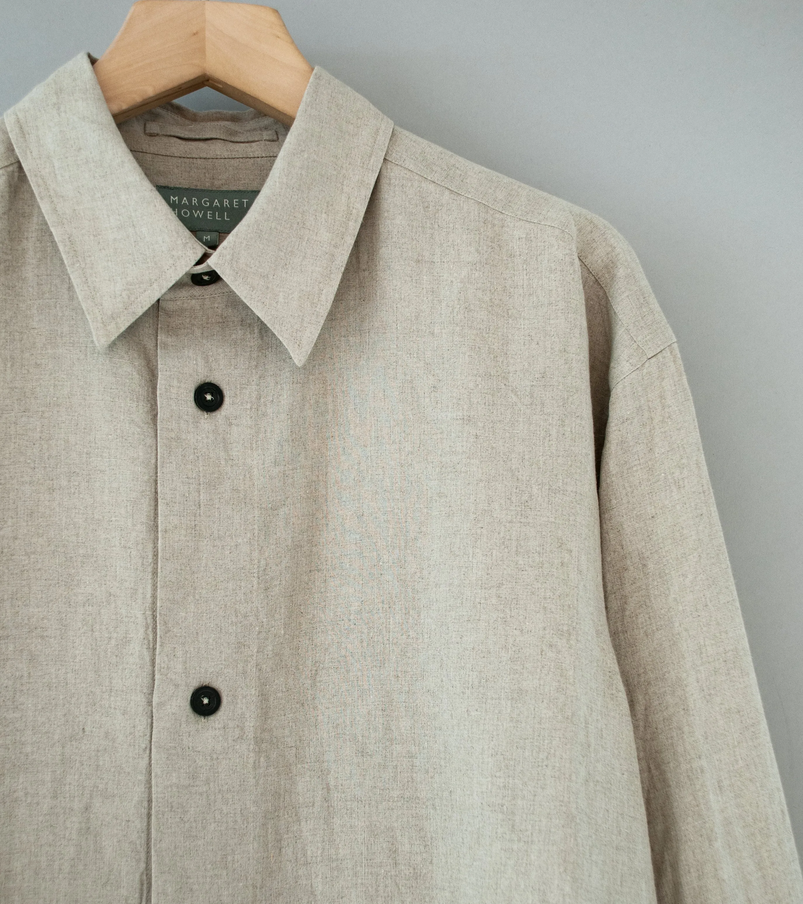 Margaret Howell 'Minimal Boxy Shirt' (Natural Shirting Linen)