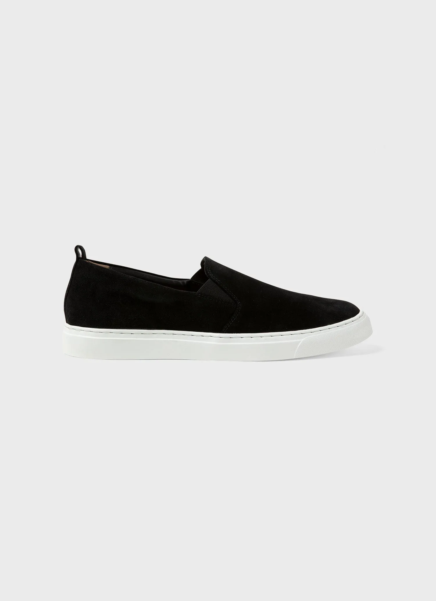 Men's Slip on Trainer in Black