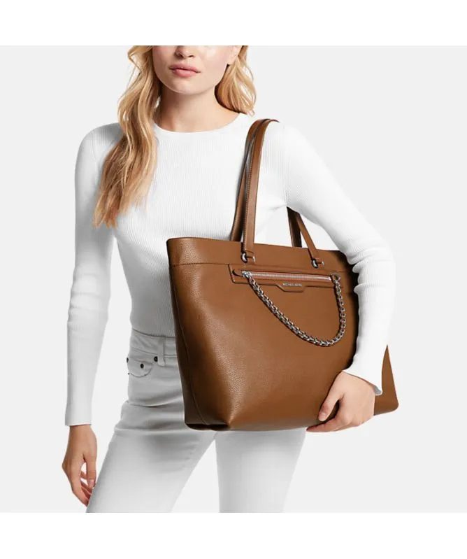 Michael Kors Slater TZ Tote Women's Bag | Tan-30R3S04T3L -kular fashion