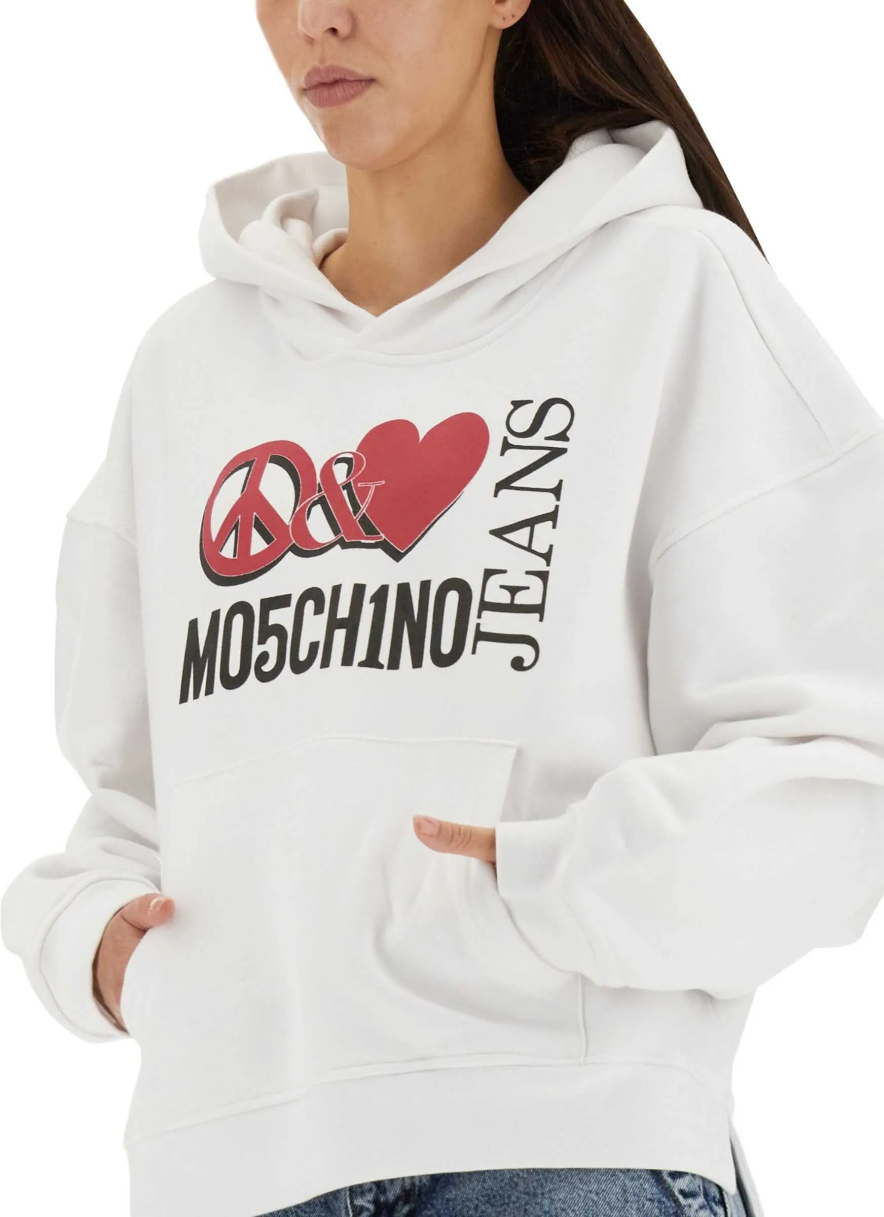 Moschino  |MOSCHINO JEANS Peace & Love Hoodie