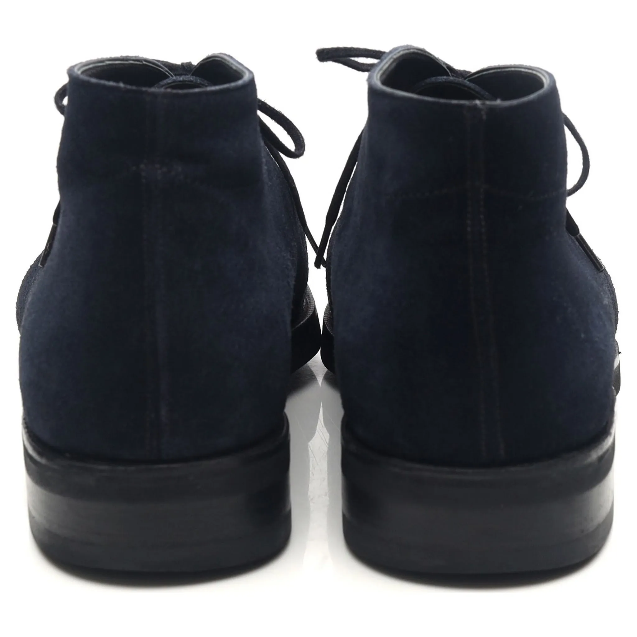 Navy Blue Suede Chukka Boots UK 8.5