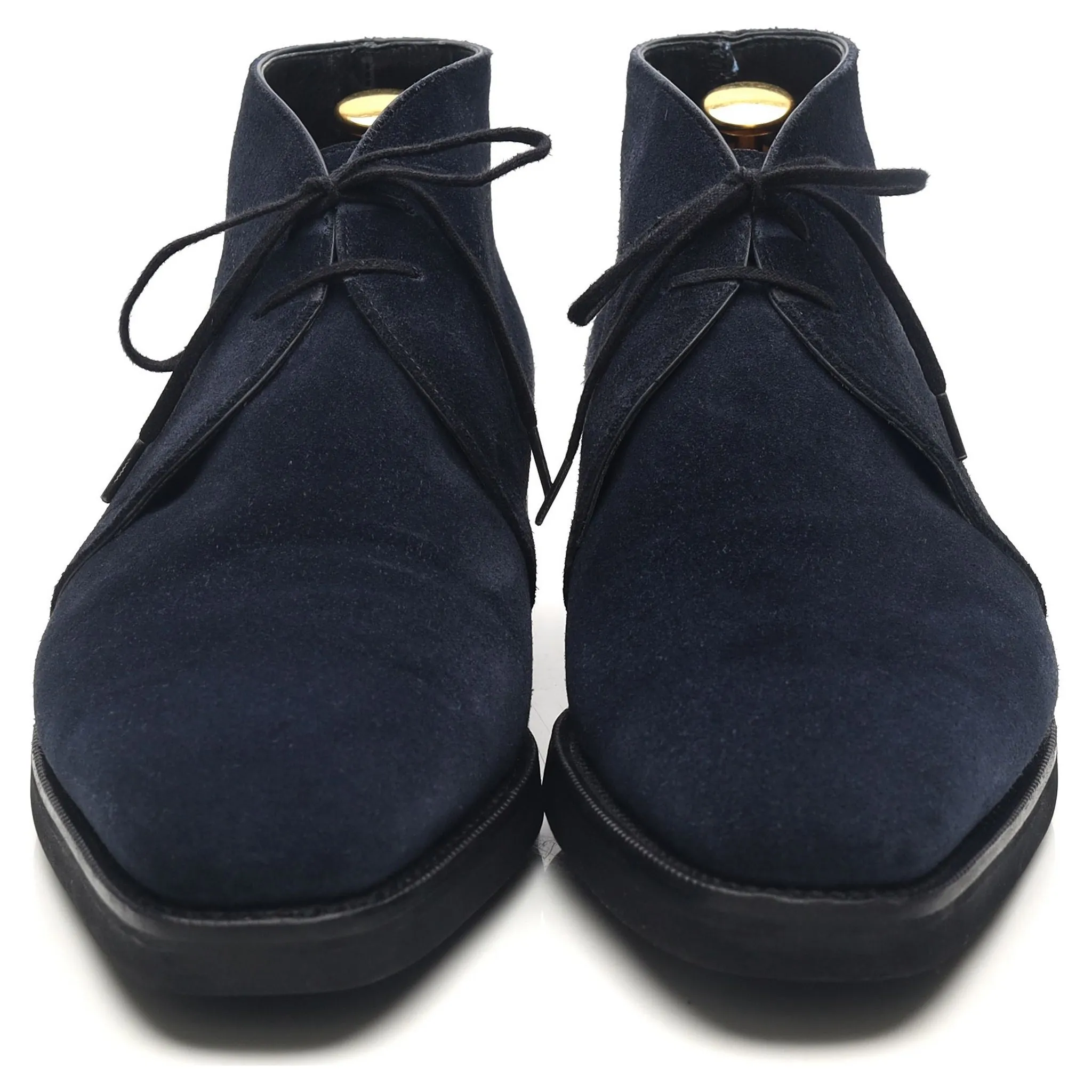 Navy Blue Suede Chukka Boots UK 8.5