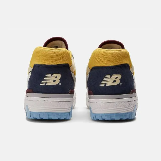 New balance 550 (marquette/ cream/ sea salt/ carolina/ yellow) men us 8-13 bb550ncf