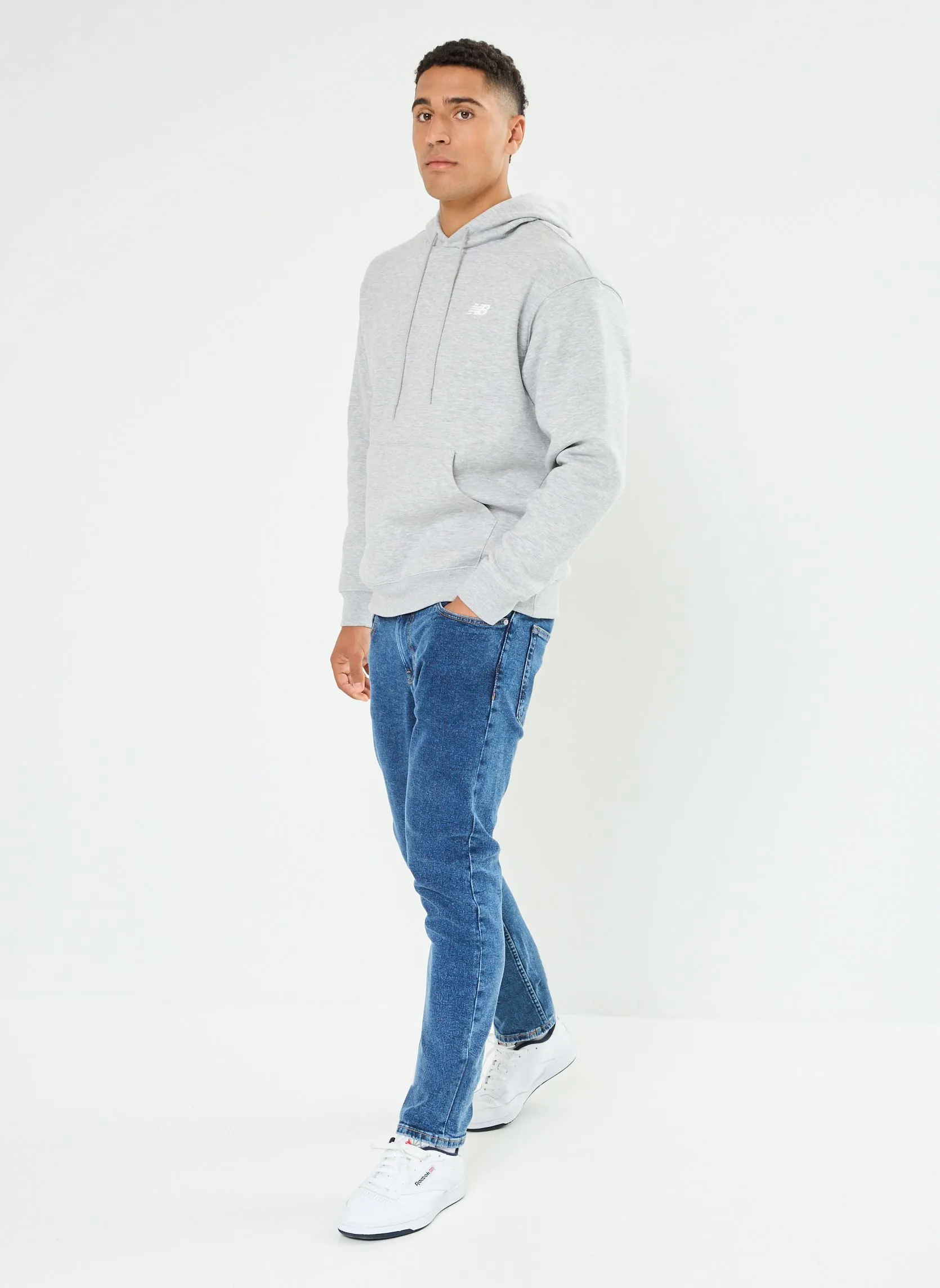 New BalanceSport Essentials Fleece Hoodie - Grigio