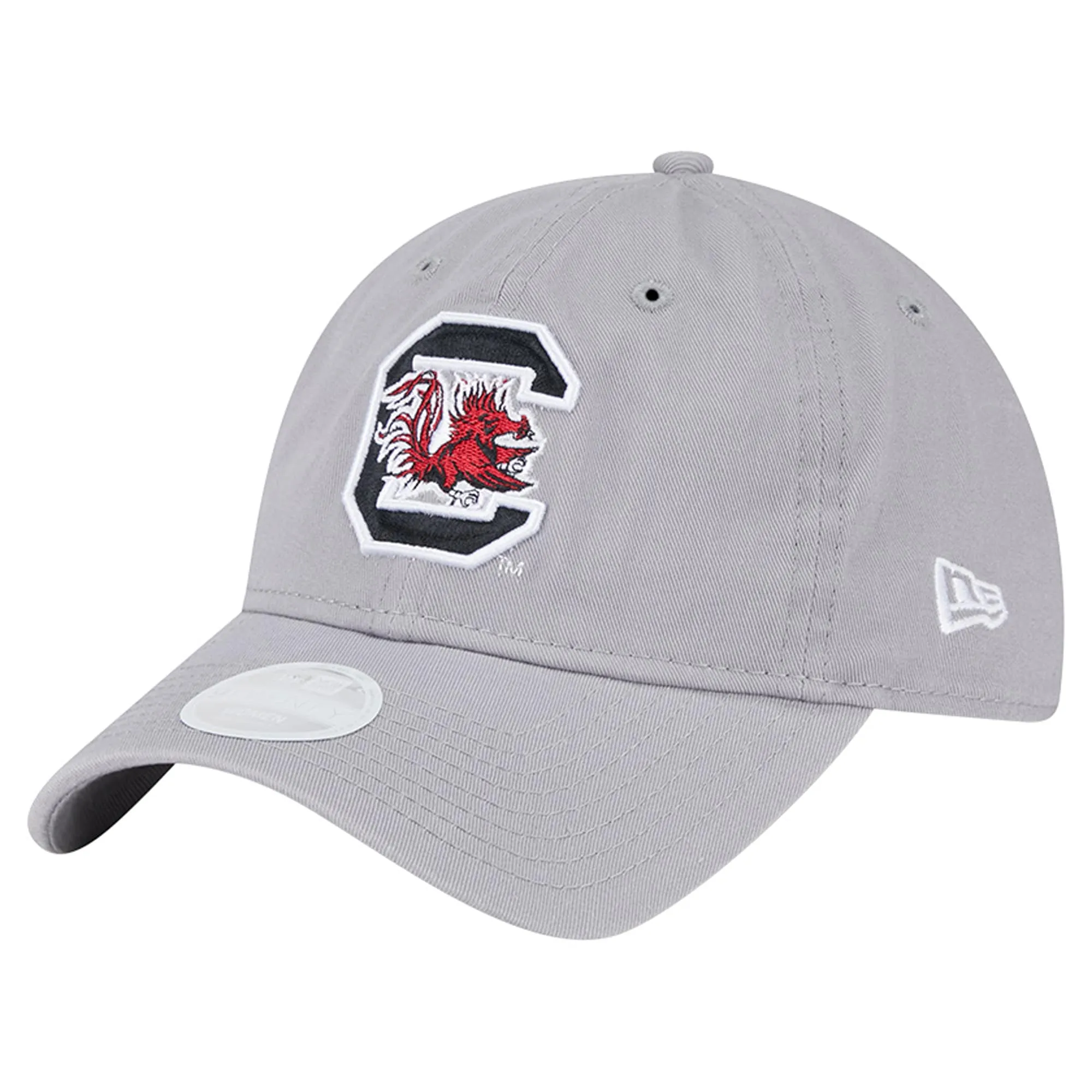 New Era South Carolina Gamecocks Women's Gray Logo 9TWENTY Adjustable Hat