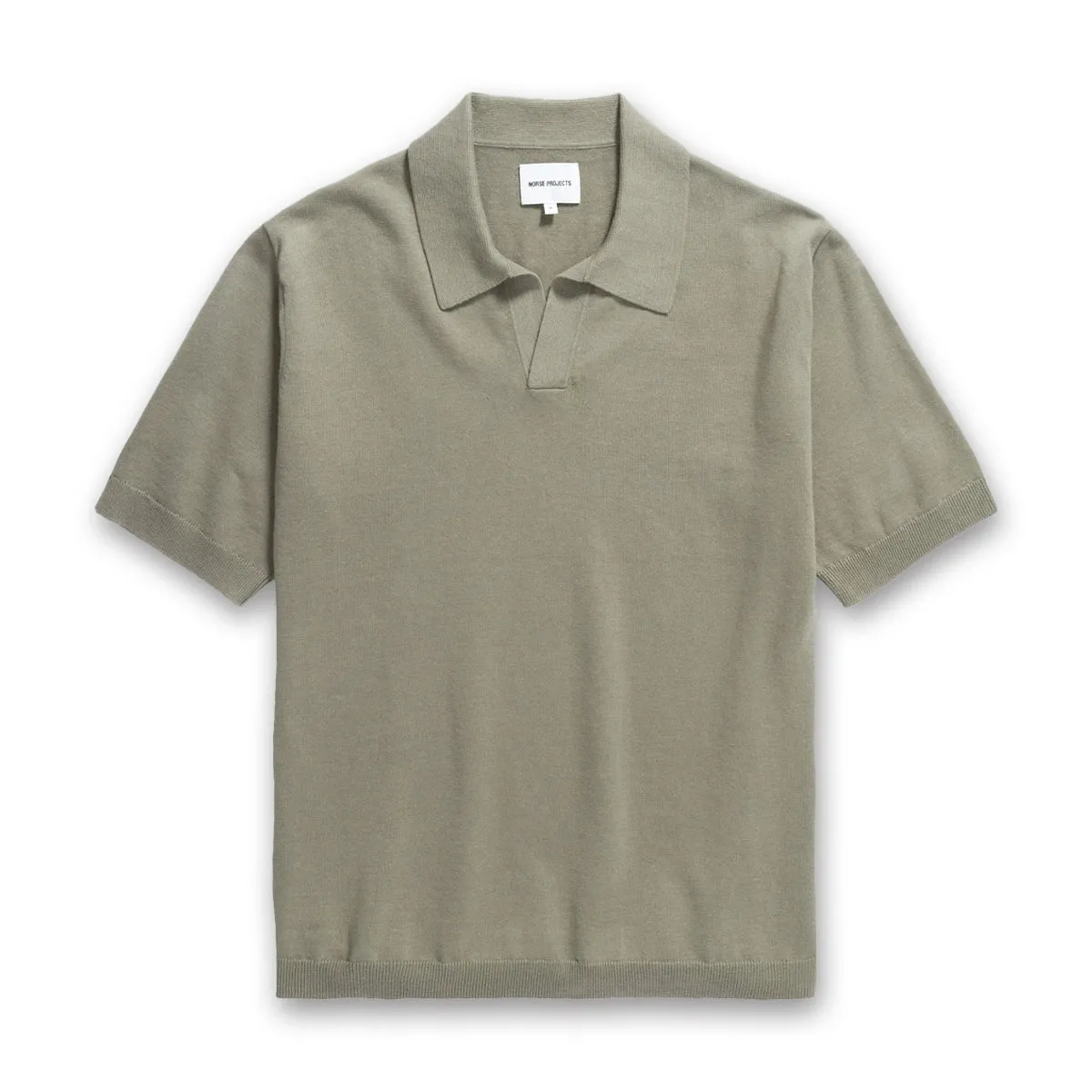 Norse Project - Leif Cotton Linen Polo in Clay