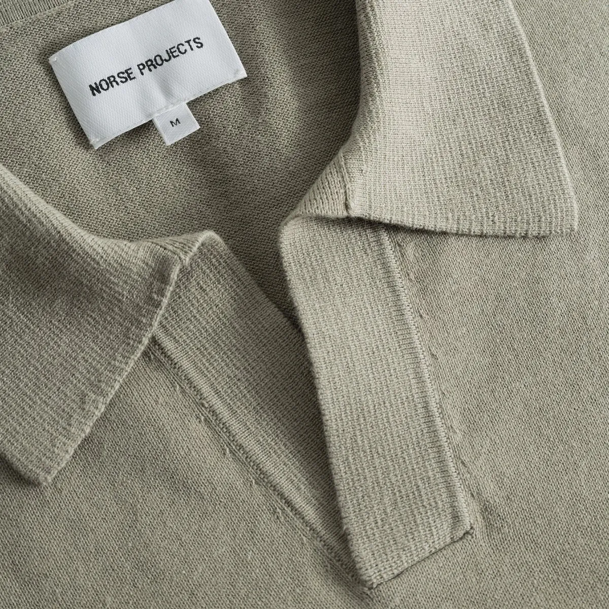 Norse Project - Leif Cotton Linen Polo in Clay