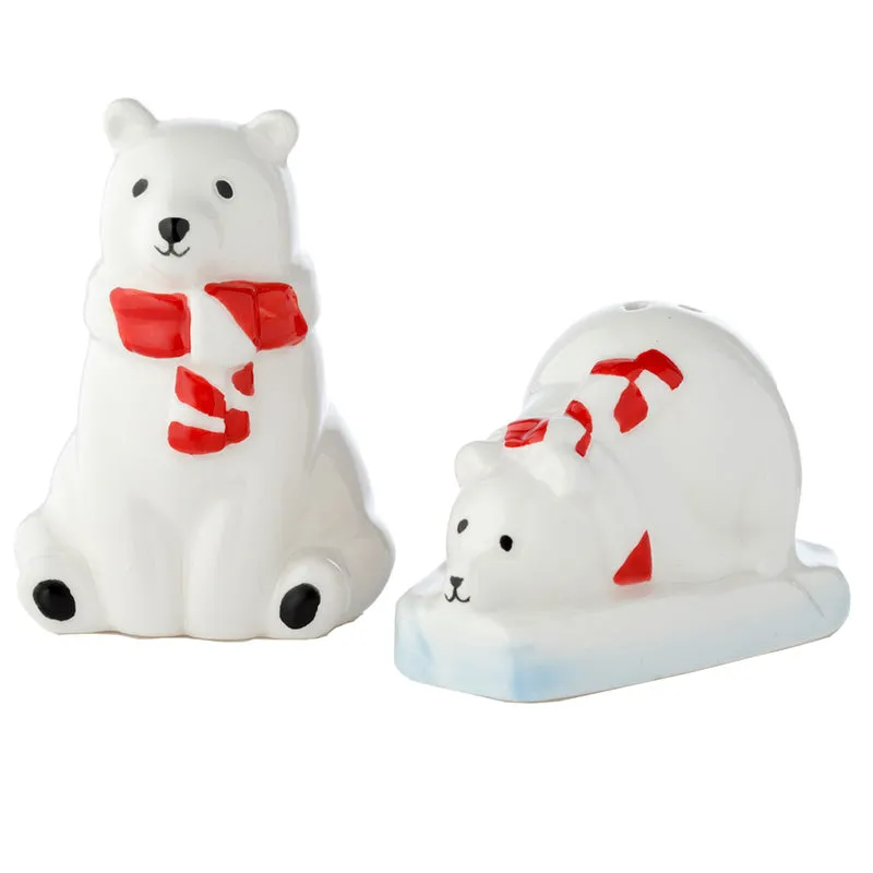 Novelty Ceramic Salt and Pepper - Polar Bear XSP14