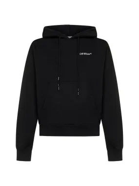 Off-White Logo Printed Drawstring Hoodie