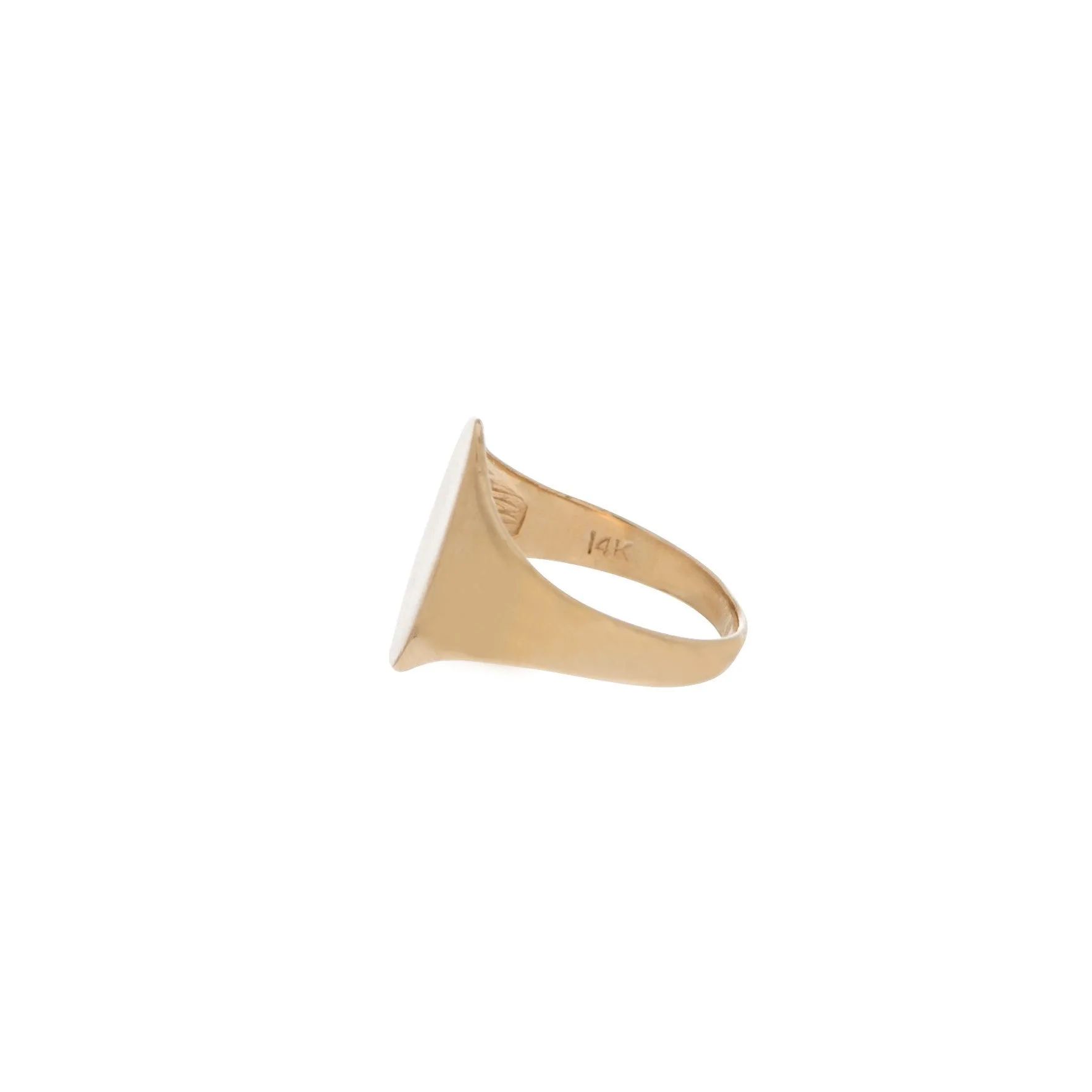 Oval Signet Pinky Ring