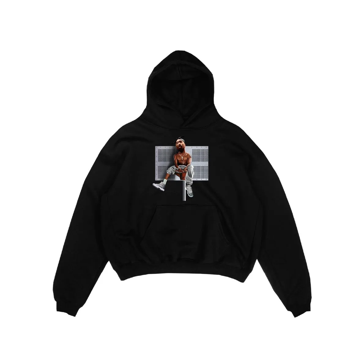 Pac Cool Grey 11 Black Hoodie