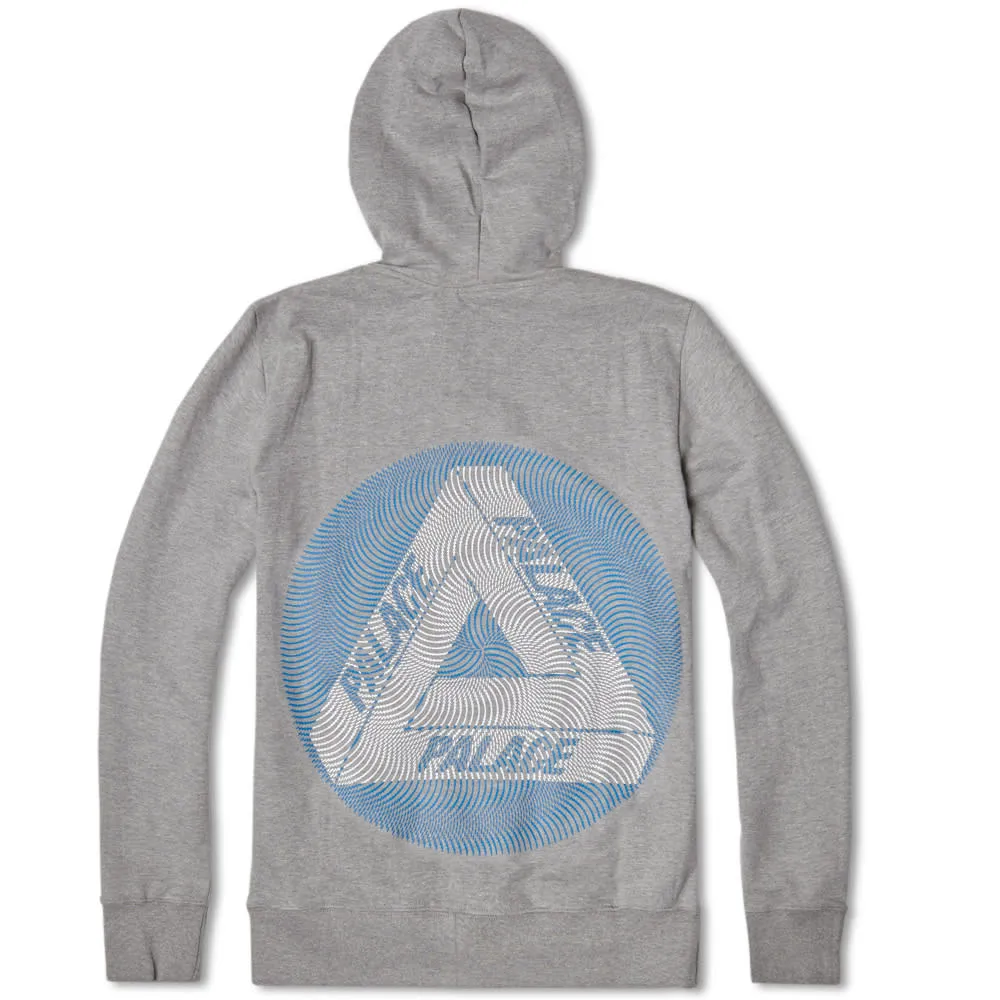 Palace Drury Swirl HoodyGrey & Blue