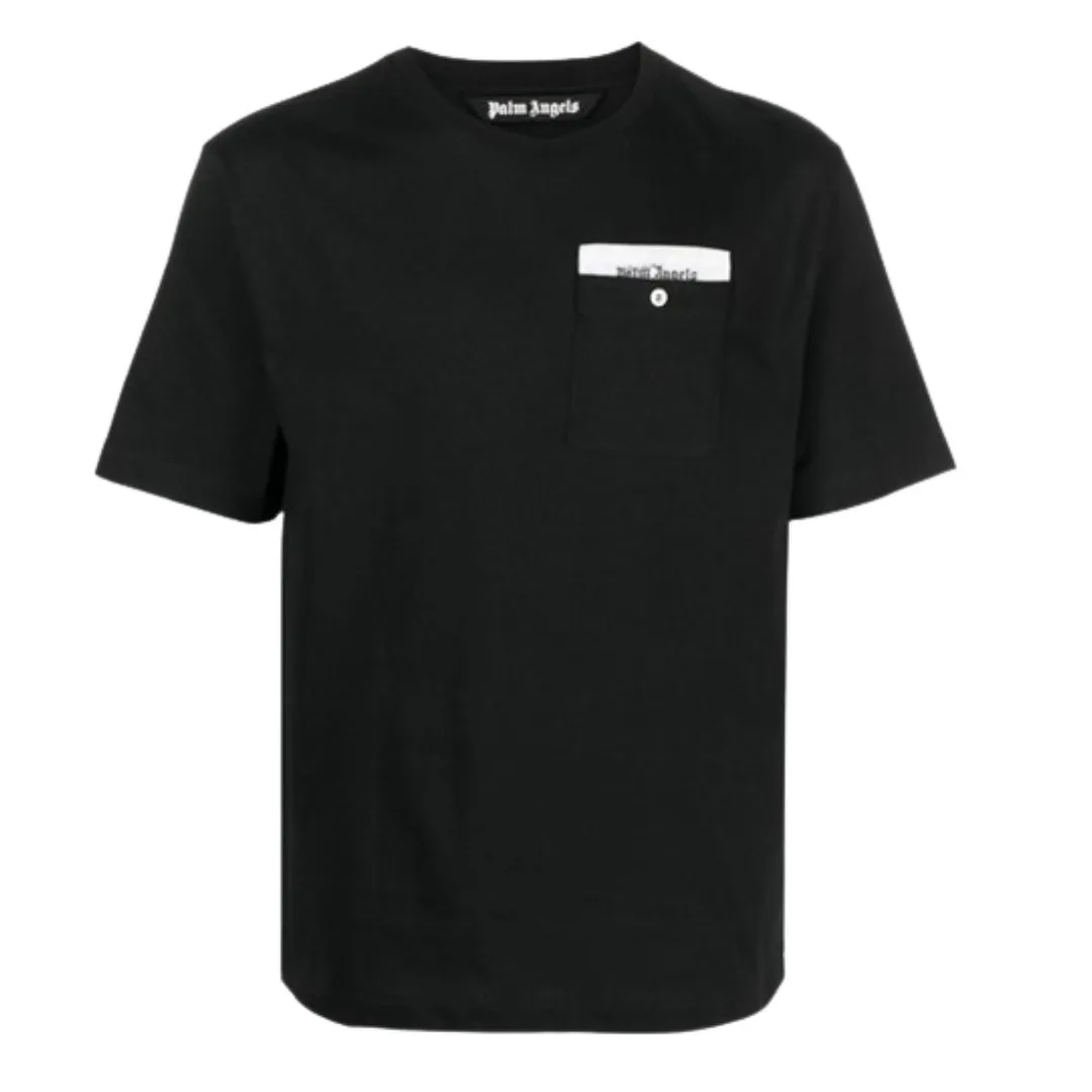 Palm Angels  |Crew Neck Street Style Plain Cotton Short Sleeves Logo