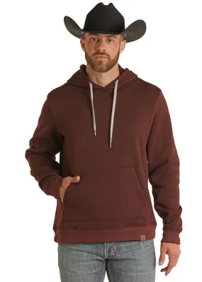 Panhandle Slim Mens Wine Knit Hoodie